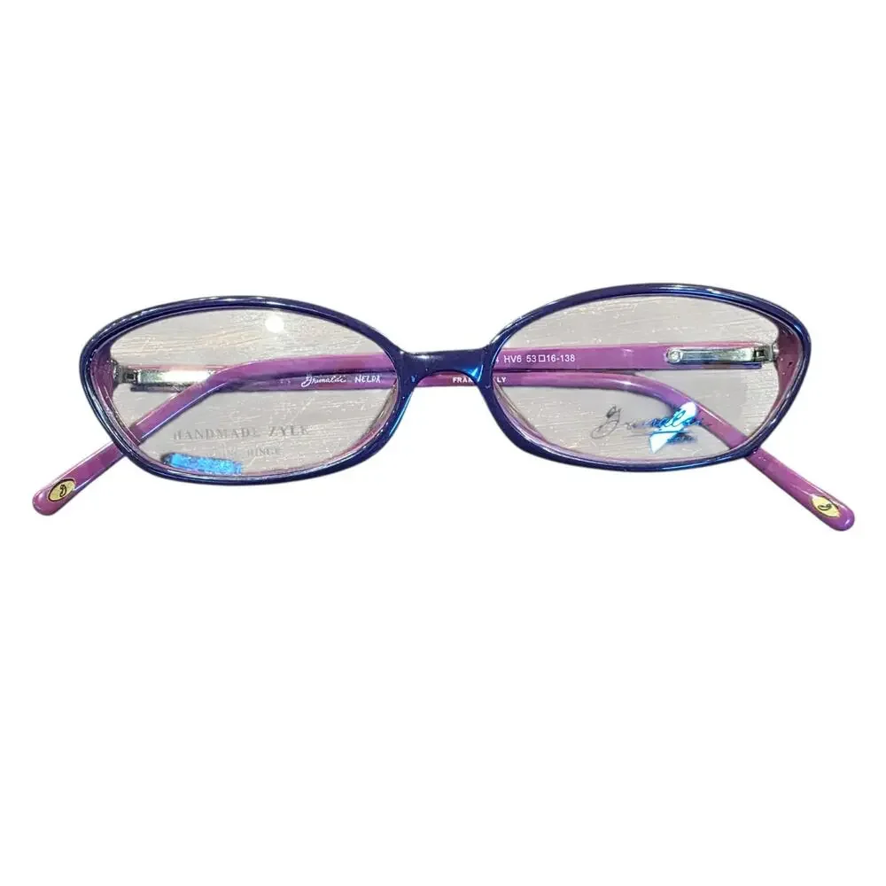 Grimaldi 2074 HV6 Nelda Purple Pink Eyeglass Frames 53-16-138 Italy
